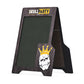 Wood Look Chalkboard Dimensional A-frame Sidewalk Sign