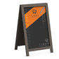 Chalkboard Rustic Real Wood A-frame Sidewalk Sign