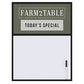 Flip Cover Dry Erase Wall Sign